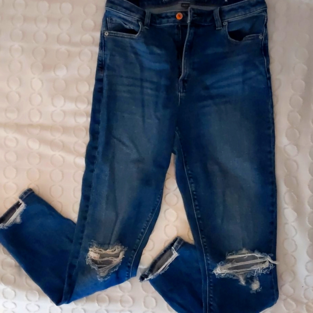 American eagle stretch mom jeans